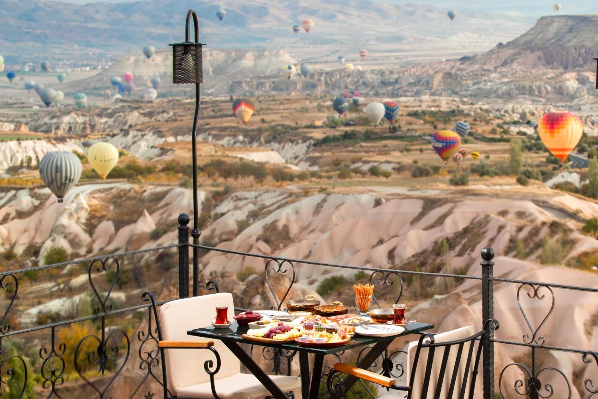 Отель Simera In Cappadocia - Special Class - Best View Rooftop Учисар Экстерьер фото