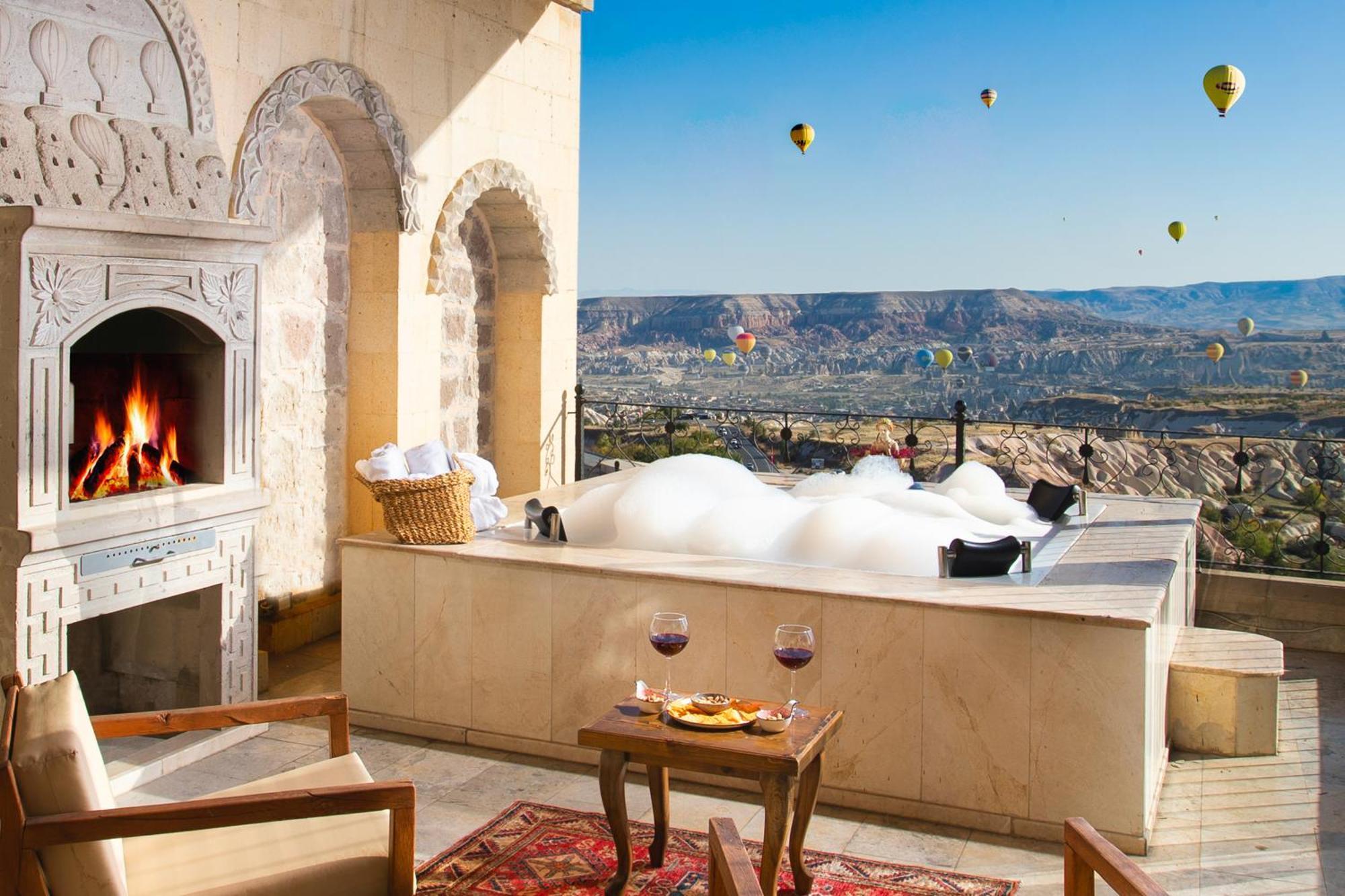 Отель Simera In Cappadocia - Special Class - Best View Rooftop Учисар Экстерьер фото