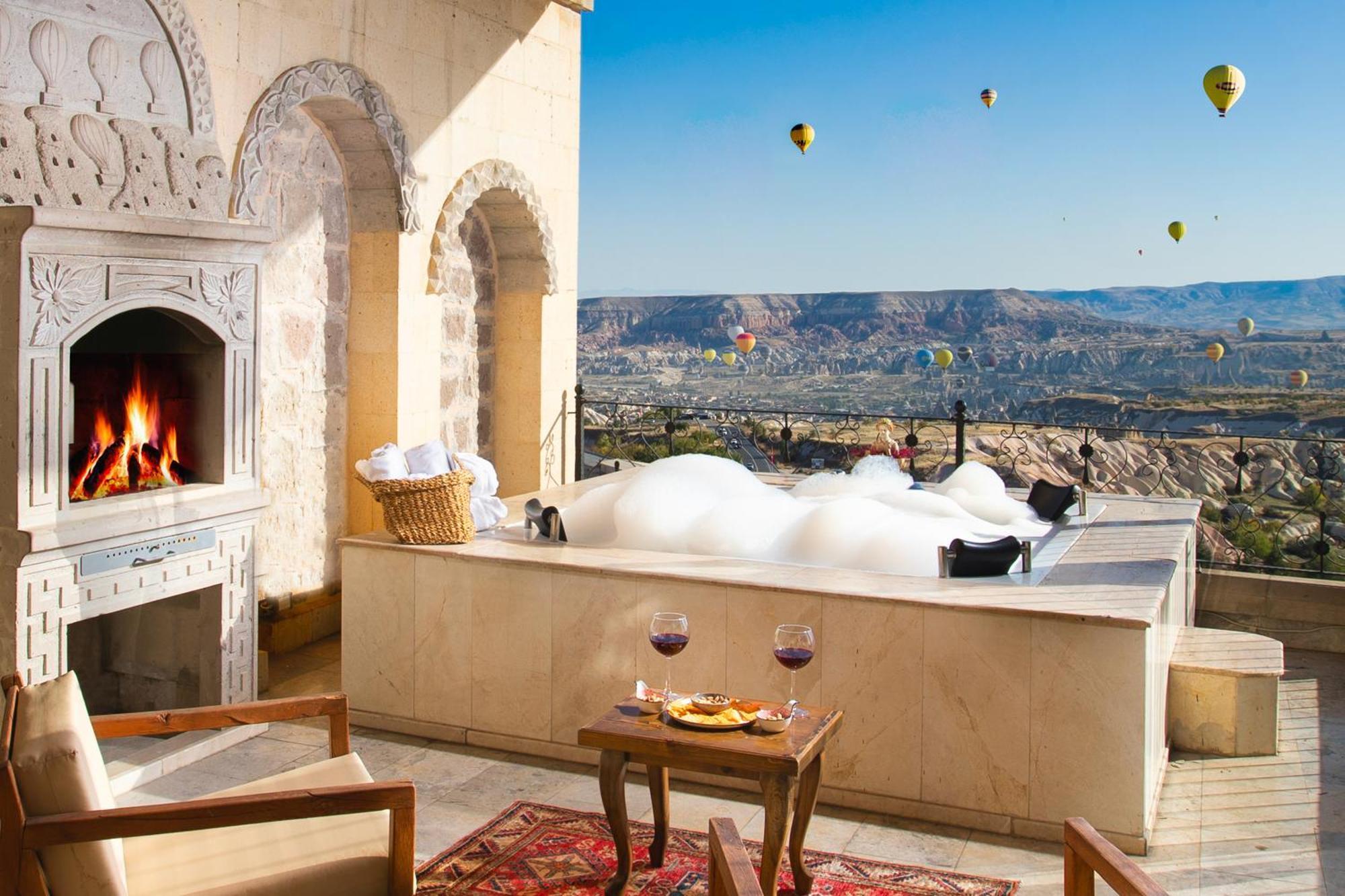 Simera In Cappadocia - Special Class - Best View Rooftop Учисар Экстерьер фото