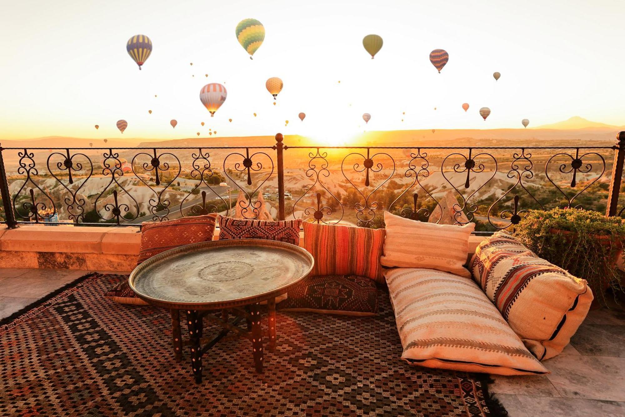 Отель Simera In Cappadocia - Special Class - Best View Rooftop Учисар Экстерьер фото